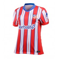 Maglia Calcio Atletico Madrid Angel Correa #10 Prima Divisa Donna 2024-25 Manica Corta